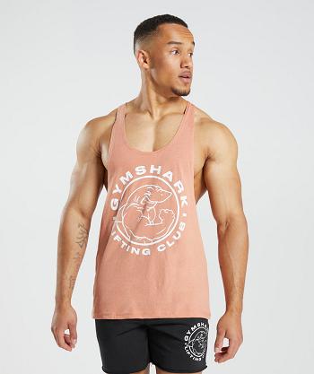 Stringers Męskie Gymshark Legacy Różowe | PL 3739HAP